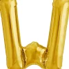 Buchstaben Ballon W Gold