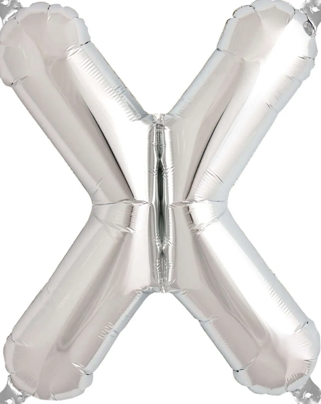 Buchstaben Ballon X Silber