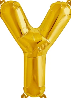 Buchstaben Ballon Y Gold