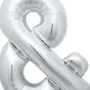 Buchstaben Ballon &-Zeichen Silber