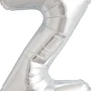 Buchstaben Ballon Z Silber