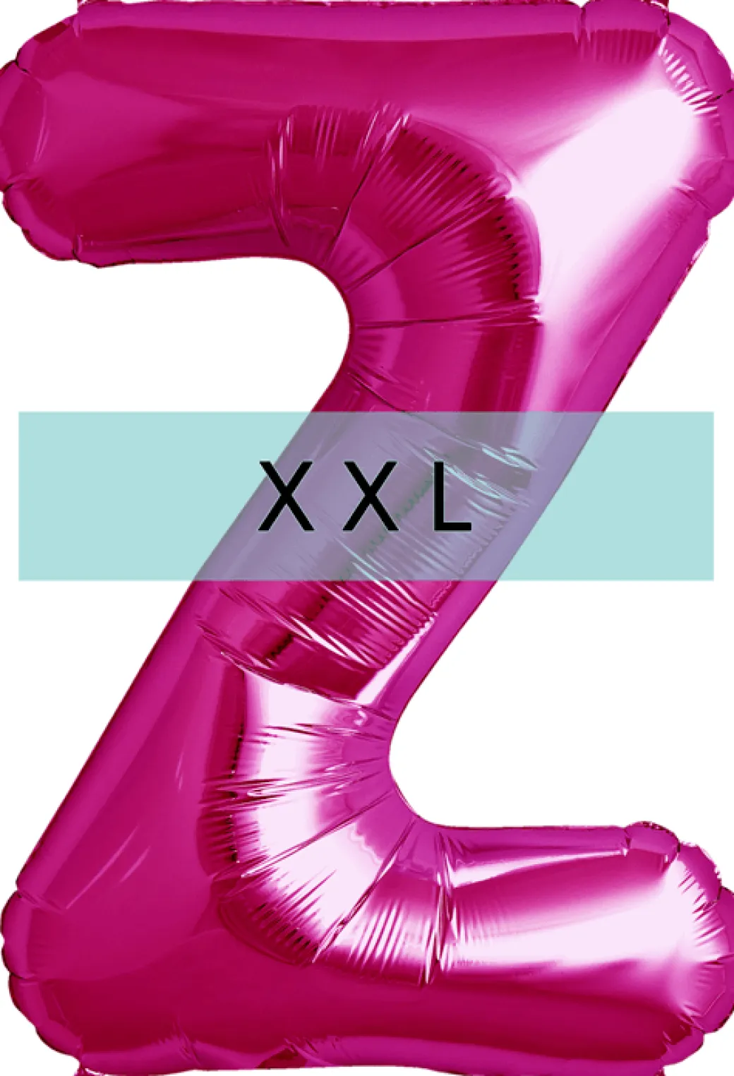 Buchstaben Ballon Z XXL Pink