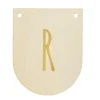 Buchstaben Holzwimpel R