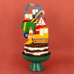 Caketopper Baustelle 8 Stk.
