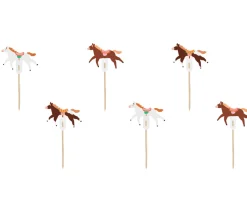 Cake-Topper Pferde 6 Stk.