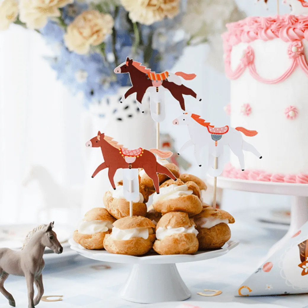 Cake-Topper Pferde 6 Stk.