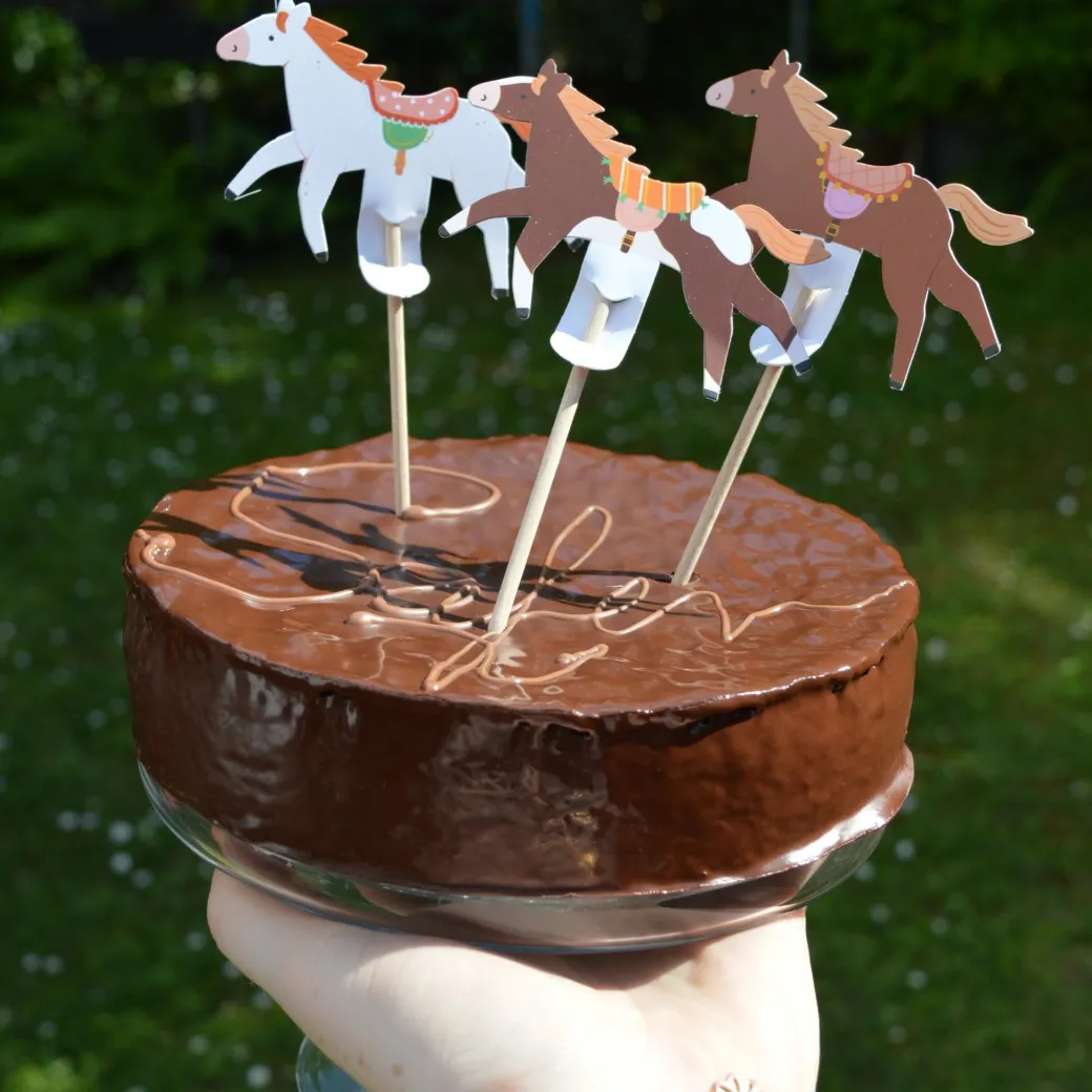 Cake-Topper Pferde 6 Stk.