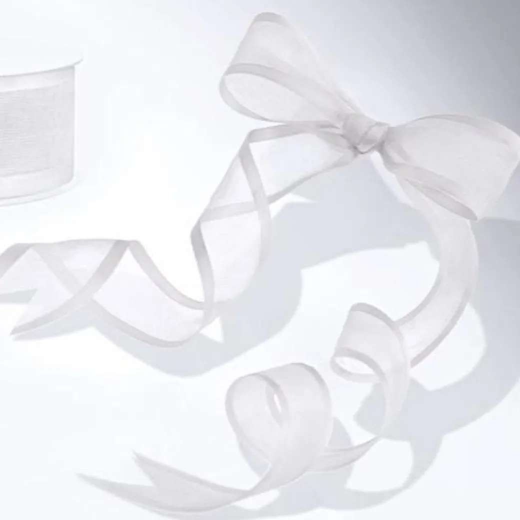 Chiffonband Weiß 25m