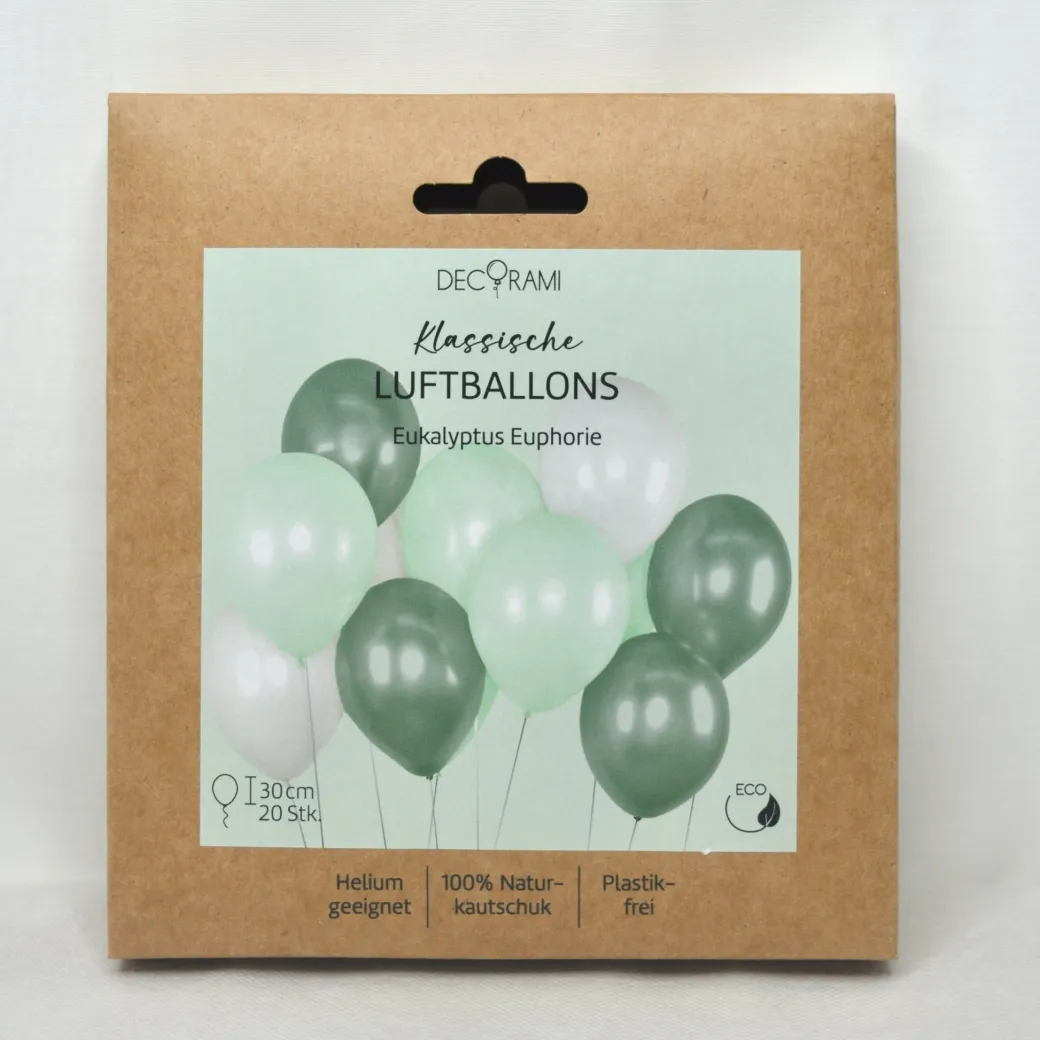 DECORAMI Eigenmarke Trendfarben Luftballon-Set
