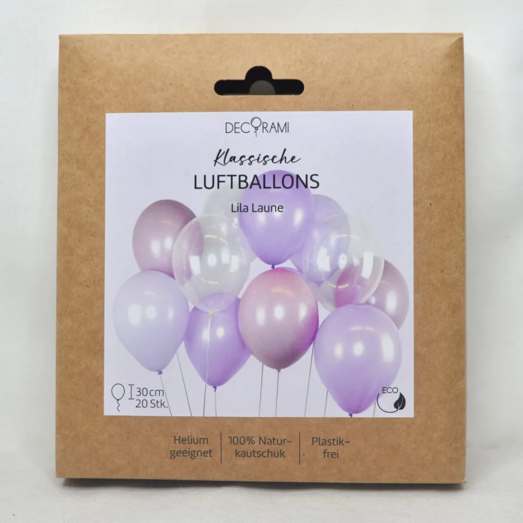 DECORAMI Eigenmarke Trendfarben Luftballon-Set