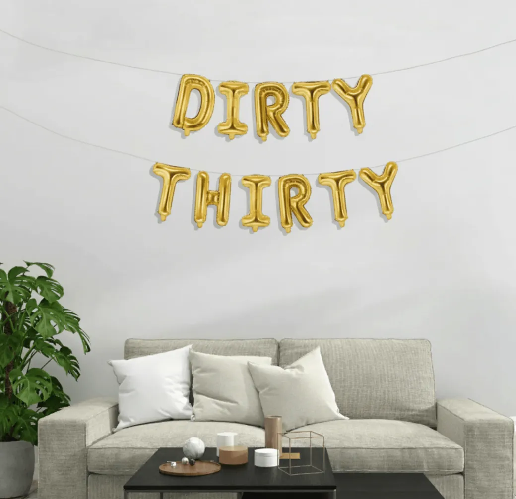 Dein Ballon-Wunschtext Gold