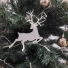 Deko Rudolf Weiß 10 Stk.