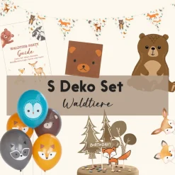Deko Set Waldtiere - S