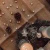 Deko-Tannenzapfen mit Schneeverzierung 12 Stk.