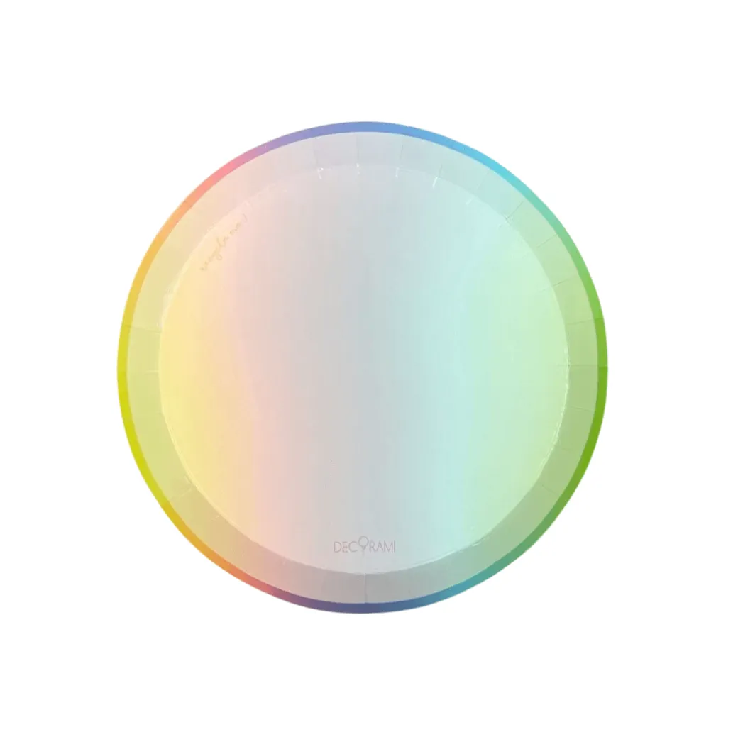 Eco-Pappteller Pastell 8+1 Stk.