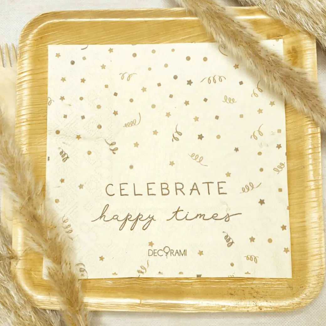 Eco-Servietten "Celebrate Happy Times" 20+ 1 Stk.