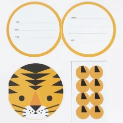 Einladungskarten Tiger 8 Stk.