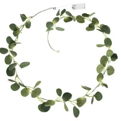 Eukalyptus-Girlande mit LED 2 m