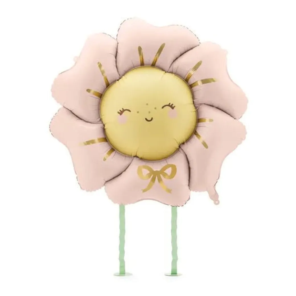 Folienballon Airwalker Blume