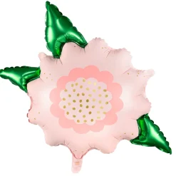 Folienballon Blume Rosa