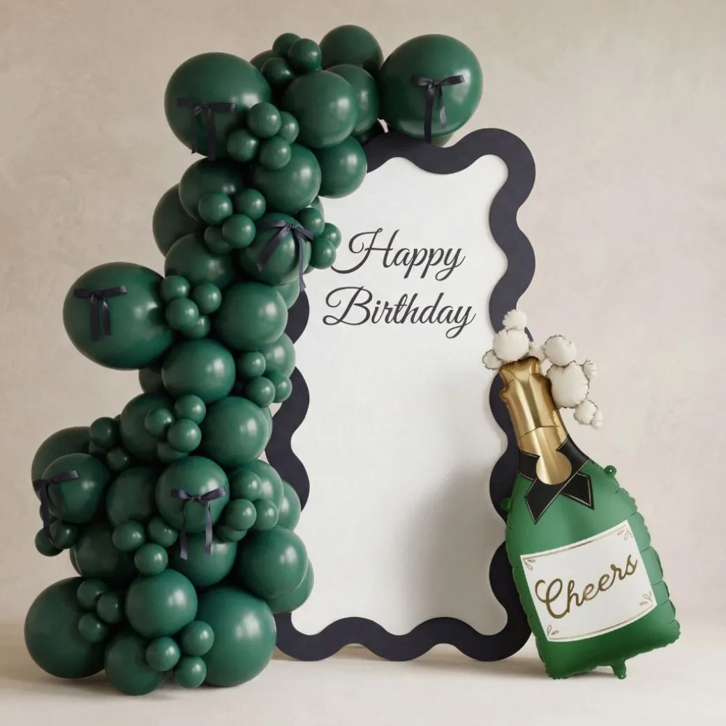 Folienballon Champagner Bubbles "Cheers" XXL