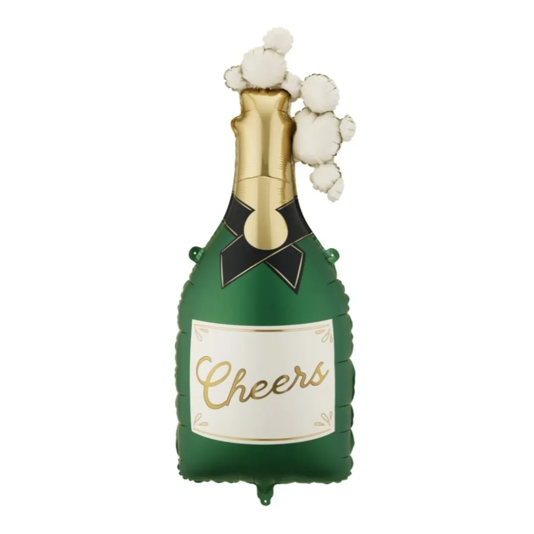 Folienballon Champagner Bubbles "Cheers" XXL