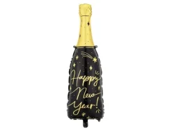 Folienballon Flasche "Happy New Year"