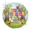 Folienballon "Happy Birthday" Waldtiere