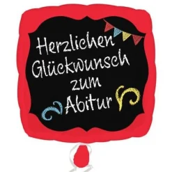 Folienballon "Herzlichen Glückwunsch zum Abitur"