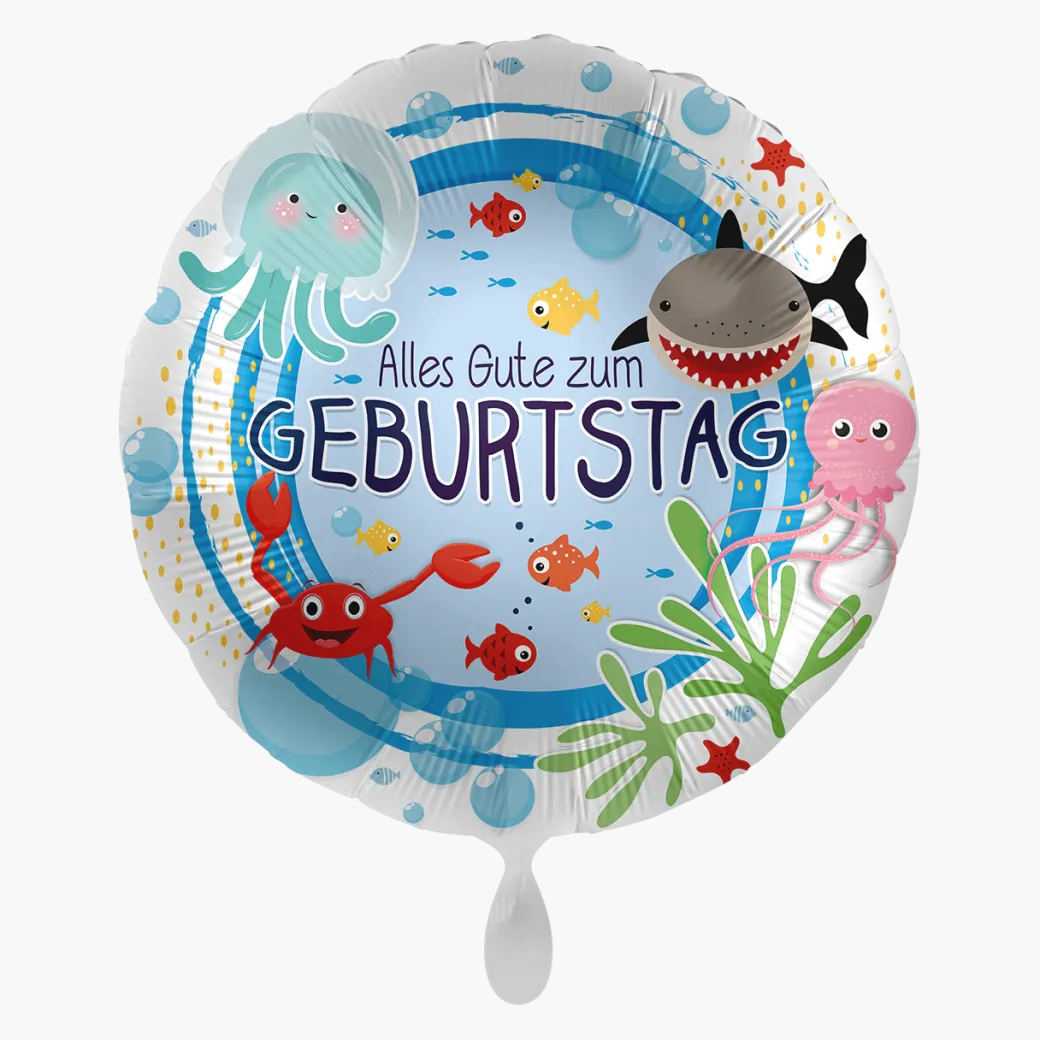 Folienballon Set Kindergeburtstag 10 Stk.