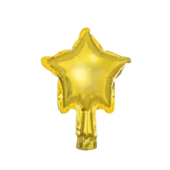 Folienballon Stern 12cm Gold 5 Stk.