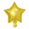 Folienballon Stern 21cm Gold 5 Stk.