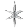 Folienballon Stern 3D 50cm Silber