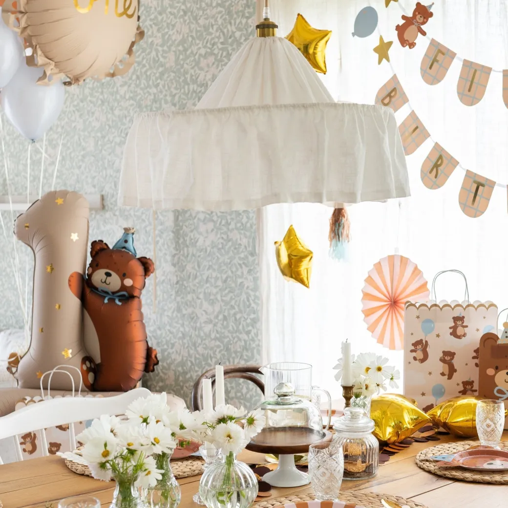 Folienballon Teddy Erster Geburtstag