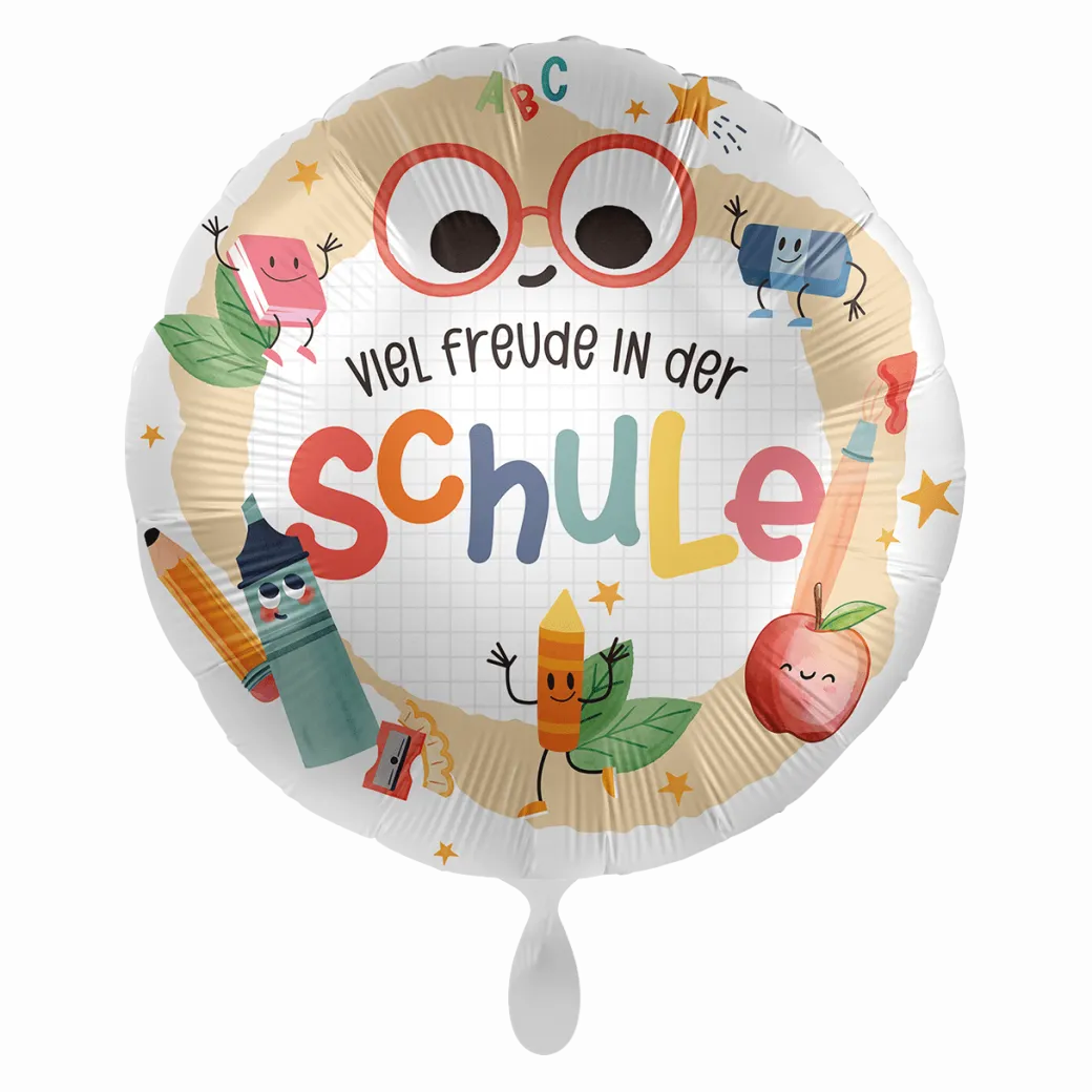 Folienballon "Viel Freude in der Schule!"