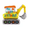 Folienballon XL Bagger "Happy Birthday"