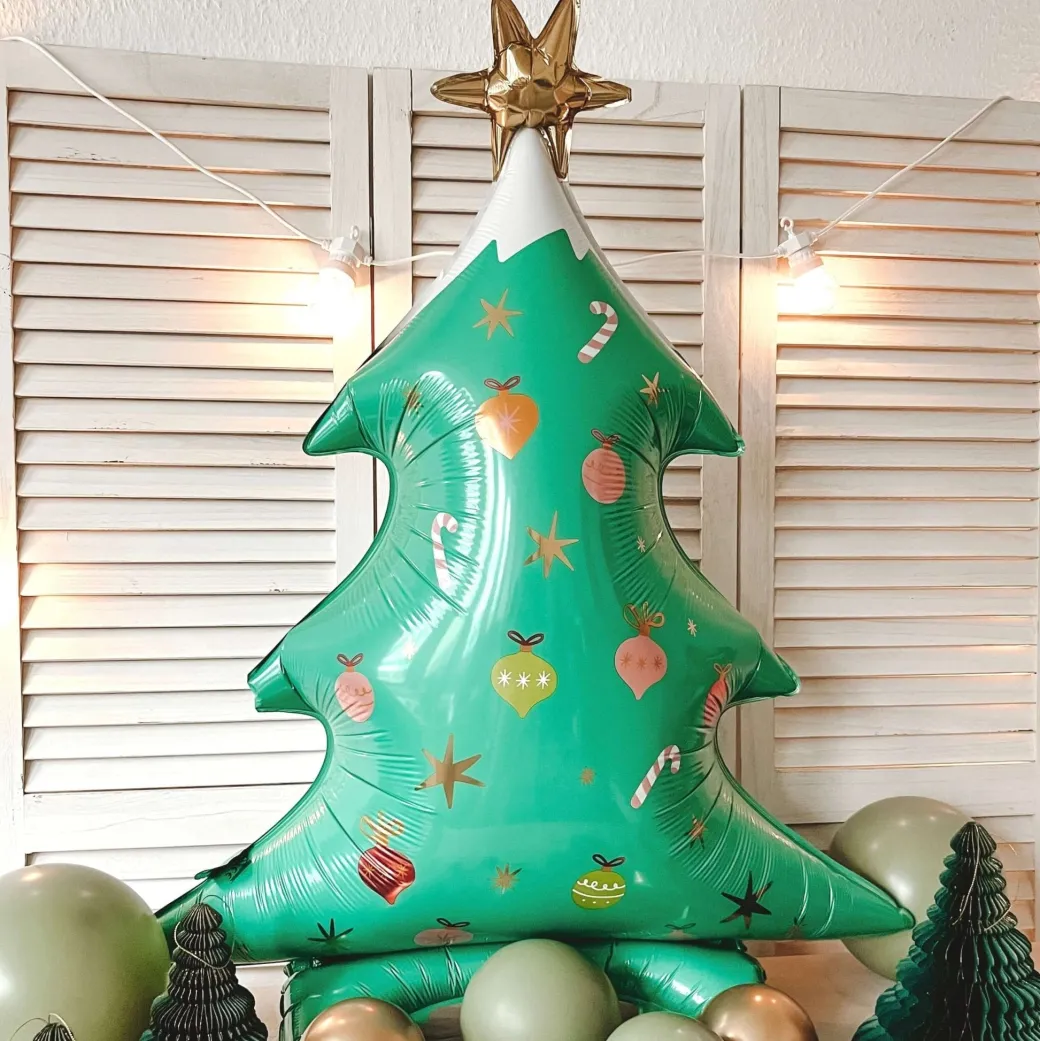 Folienballon XXL Stehender Weihnachtsbaum