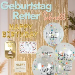 Geburtstag Retter Set