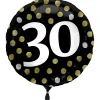 Geburtstagsballon "30" Happy Birthday Sparkling