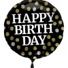 Geburtstagsballon "Happy Birthday" Sparkling