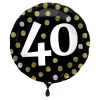 Geburtstagsballon "40" Happy Birthday Sparkling