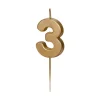 Geburtstagskerze Elegant "3"