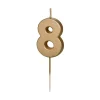 Geburtstagskerze Elegant "8"
