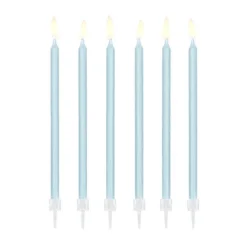 Geburtstagskerzen Pastell Blau