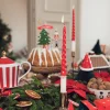 Gedrehte Kerzen Weihnachtsmänner 2 Stk.