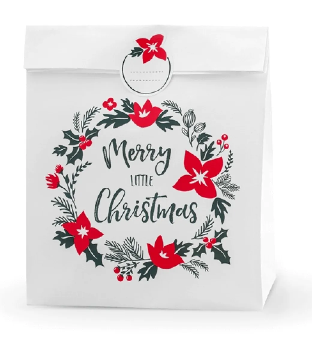 Geschenktüte "Merry Little Christmas"