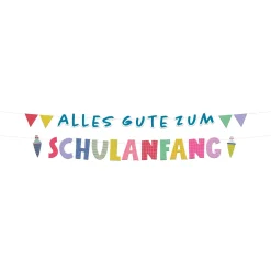 Girlande "Alles Gute zum Schulanfang"