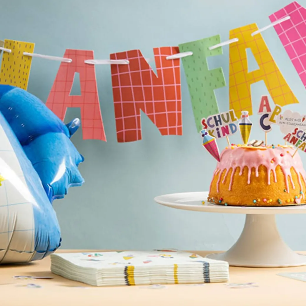 Girlande "Alles Gute zum Schulanfang"