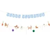 Girlande "Happy Birthday" mit Hundemotiven