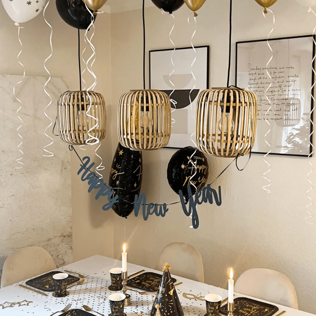 Girlande "Happy New Year" Ø 70cm